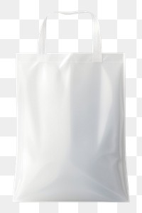 PNG  Plastic bag handbag white white background. AI generated Image by rawpixel.