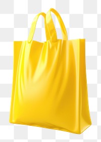 PNG Plastic bag handbag yellow  