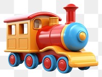 PNG Train toy locomotive vehicle cartoon. 