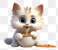 PNG Food cat kitten cartoon mammal. 