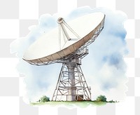 PNG Antenna architecture broadcasting technology. AI generated Image by rawpixel.