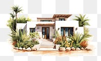 PNG Casa architecture building hacienda. AI generated Image by rawpixel.