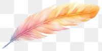 PNG Feather white background lightweight accessories. AI generated Image by rawpixel.
