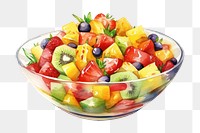 PNG Fruit salad plant food bowl. 