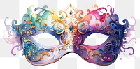 PNG Party mask carnival white background celebration. 