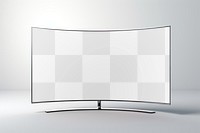 Smart TV screen png mockup, transparent digital device