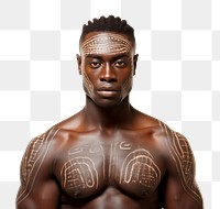 PNG African man portrait adult photo. 