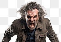 PNG Angry man shouting adult  