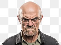 PNG  Angry man portrait glasses adult. AI generated Image by rawpixel.
