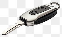 PNG Car key white background technology keychain. 