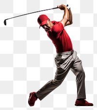 PNG Man golfer golfing sports adult  