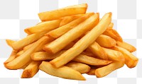 PNG French potato fries food white background condiment. 