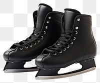 PNG Ice skate shoe footwear black. 