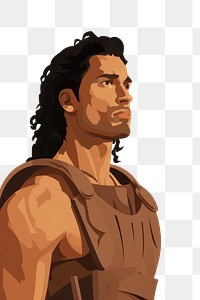 PNG Ancient rome man portrait adult architecture. AI generated Image by rawpixel.