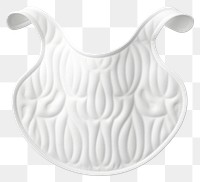 PNG Baby bib white white background simplicity. 