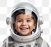 PNG Astronaut happy mexican kid baby. 