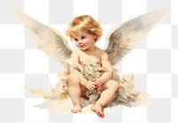 PNG Watercolor cupid baby Angel angel. 