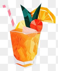 PNG Cocktail art cocktail drink. AI generated Image by rawpixel.
