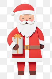 PNG Santa Claus gift anthropomorphic representation. AI generated Image by rawpixel.