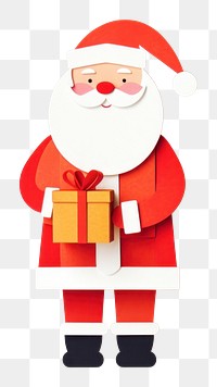 PNG Santa Claus gift anthropomorphic representation. 