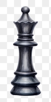 PNG Chess black game  