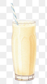 PNG Banana smoothies milkshake drink juice. 