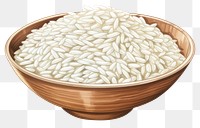 PNG Jasmine Rice food bowl rice. AI generated Image by rawpixel.