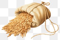 PNG Long rice wheat food sack. 