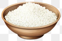PNG Jasmine Rice rice bowl white. AI generated Image by rawpixel.