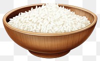 PNG Jasmine Rice rice bowl white. 