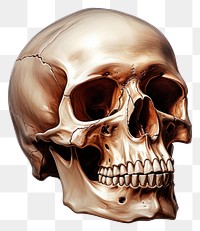 PNG Skeleton anthropology anatomy spooky. 