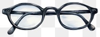 PNG Black Eye Glasses glasses black white background. AI generated Image by rawpixel.