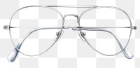 PNG Silver Pilot glasses white background accessories accessory. 