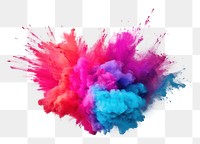 PNG Splattered creativity exploding abstract. 