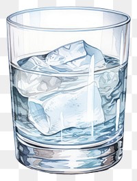 PNG Glass ice tin white background. AI generated Image by rawpixel.
