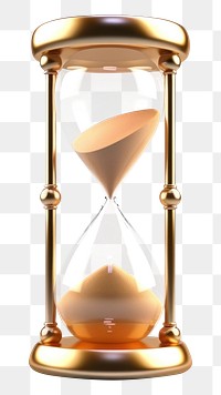 PNG Hourglass deadline lighting number. 