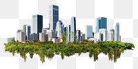 PNG Landscape city architecture metropolis. AI generated Image by rawpixel.