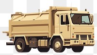 PNG Garbage truck vehicle wheel transportation. AI generated Image by rawpixel.