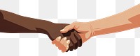 PNG Teamwork hand handshake holding hands. AI generated Image by rawpixel.