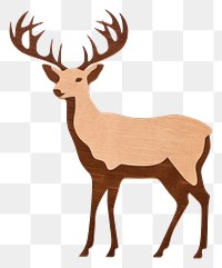 PNG Deer wildlife antler animal. AI generated Image by rawpixel.