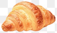 PNG Baking a croissant food white background viennoiserie. AI generated Image by rawpixel.