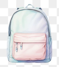 PNG Backpack bag white background handbag. 