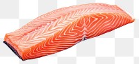 PNG Salmon seafood white background relaxation. 