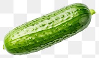 PNG One-Clipping-Path Cucumber cucumber vegetable. 