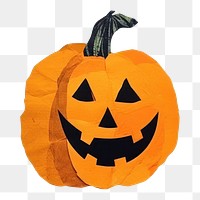 PNG Pumpkin halloween pumpkin craft. AI generated Image by rawpixel.