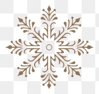 PNG Snowflake pattern creativity decoration. 