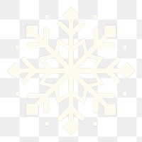 PNG Snowflake decoration christmas outdoors. 