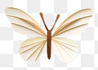 PNG Paper butterfly flower white. 