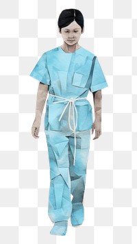 PNG Wearing surgeon scrub suit adult surgeon portrait standing. 