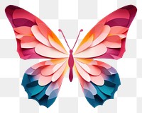 PNG Butterfly paper art  